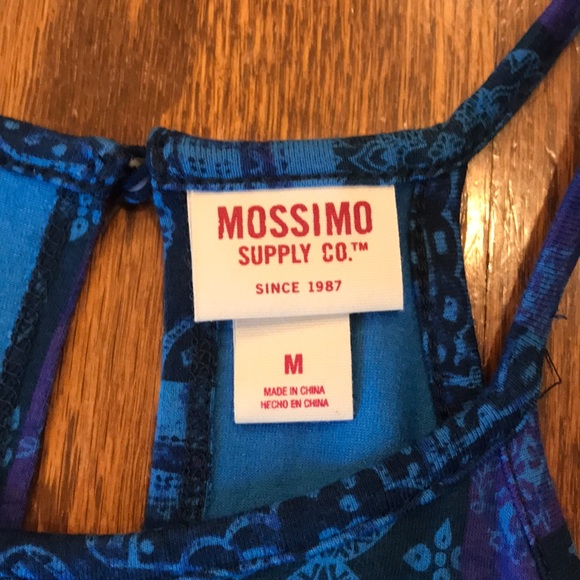 Blue high neck dress - Picture 2 of 4